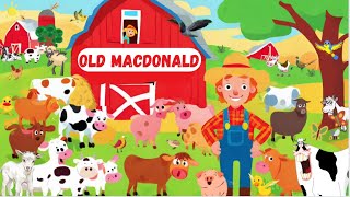 Old MacDonald Had a Farm | Fun Animated Nursery Rhyme Song | Learn Farm Animals & Sounds
