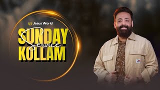 🔴 SUNDAY LIVE SERVICE KOLLAM | 02/11/2025 | Apostle John Tharu | Jesus World