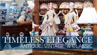 Walk Through Classic Luxury! Antique Vintage Interior Home Design Shop Tour + Elegant Peaceful Piano