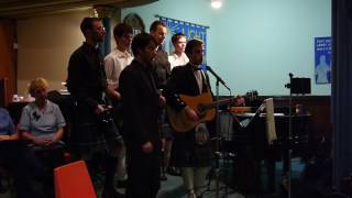Walkin Todd's Scottish Soldier in Scottish Concert at Airth Church