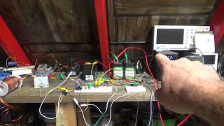 Pulsed Parallel Coils Showing Reduced Power Used Under Added Load