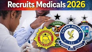 Police, Immigration, Fire & Prisons Service - Medical Test Requirements 2026