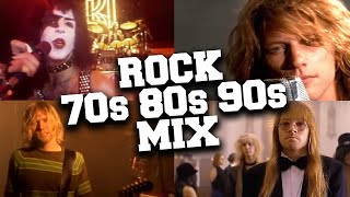 Rock Music 70s 80s 90s Mix - Best of 70s 80s and 90s Rock Songs