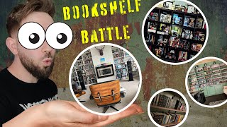 Ranking Fantasy Author Shelves | BOOKSHELF BATTLE 🥊💀