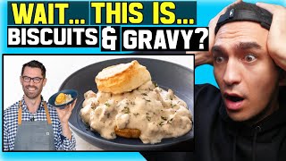 New Zealander Reacts | WHAT ARE BISCUITS AND GRAVY?