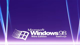 Windows 98 Nitro Walkthrough | Windows 98 mod with some modern theme, icon, app, etc