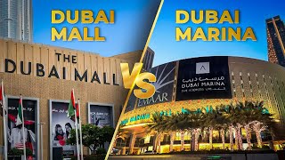 Dubai Mall vs Dubai Marina Mall - Which Mall Wins?