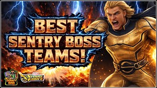The Best Sentry Boss Teams! | Get Max Shards WITHOUT RETCON! | Marvel Strike Force