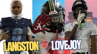 #4 Langston Hughes (9-0) vs Lovejoy (8-1) | Georgia Football Showdown 🎥