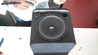 DJ speaker box fitting | 8inches woofer speaker with dome tweeter