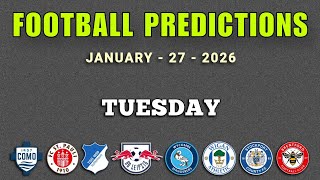 FOOTBALL PREDICTIONS TODAY  | Bundesliga | Copa Italia | League One | GoalIQ, #footballprediction
