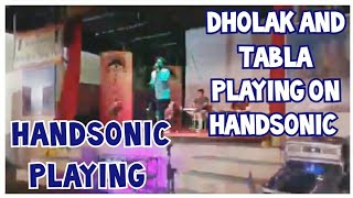 #Biltu tutorial #handsonic playing #dholak and tabla playing on handsonic