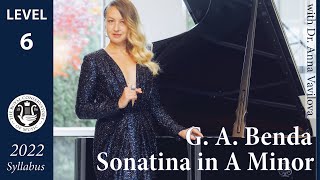 Sonata in A Minor by G. A. Benda - RCM Gr.6, Repertoire List B