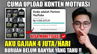My Secret to Earning 4 Million Rupiah a Day from Motivational Content on Shorts - A Beginner's Tu...