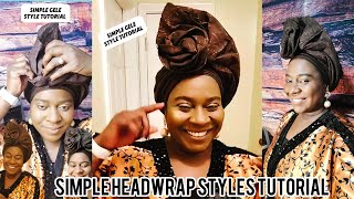 Learn how to tie simple and easy head wrap styles for beginners