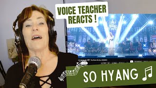 VOICE TEACHER REACTS to SO HYANG "You Raise Me Up"