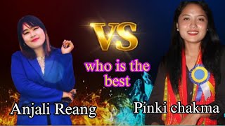 Anjali Reang Vs Pinki chakma # who is your favourite female singer#newkaubrumusicsong2023