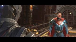 (Story Spoiler) Batman and Superman chatting - Injustice 2
