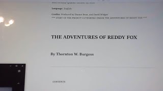 The Adventure of Reddy Fox-Reddy Grows Careless