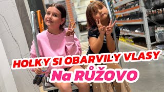 NAŠE DNY 🌸 | Barvíme vlasy na růžovo🫢 Přestavujeme, kuchyň 🔨 Nový tablet od Salminky  ❤️