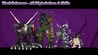 Digimon Masters Online: BlackGabumon - All Digivolutions & Skills