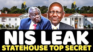 GACHAGUA Leaked Statehouse NIS  Ruto's Top Secret Report Ahead of 2027!