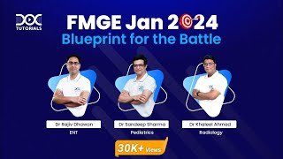FMGE Jan 2024 - Blueprint for the Battle | Dr Rajiv Dhawan | Dr Sandeep Sharma | Dr Khaleel Ahmed