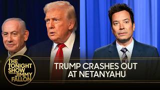 Trump DGAF About "Boring" Iran Peace Talks, Calls Israel's Netanyahu "F**king Crazy" | Tonight Show