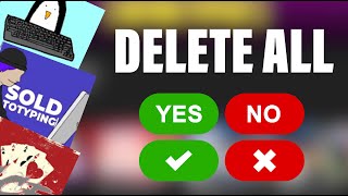 Delete all nitro type memories?