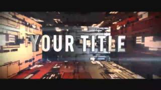Sci-Fi Hangar Title Reveal After Effects Template