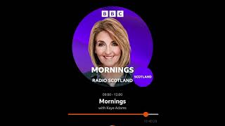 Should celebrities stay out of politics? Mornings with Kaye Adams BBC Radio Scotland