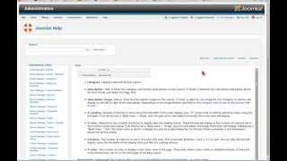 Learning Joomla Using Help