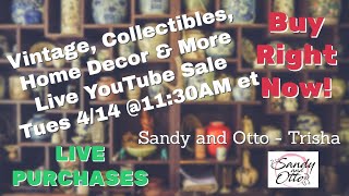 Live Vintage Sale: Shop Rare Finds at Unbelievable Prices | Apr 14 @11:30am et (8:30am pt)