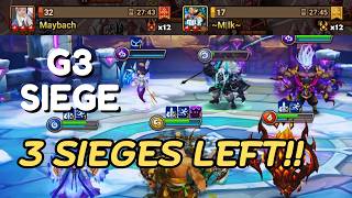G3 SIEGE : Maybach / M|lk - Can We Still Comeback From This Massive Fall Off? - Summoners War