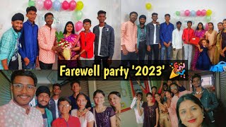 Farewell Vlog 2023 🎉| It Was Really Fun And Memorable ✨❤️ | Rushikesh Bandewar Vlogs |