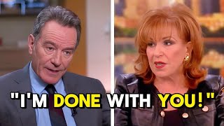 Bryan Cranston Walks Off The View After Viral Clash With Joy Behar