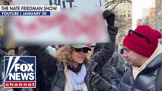 WATCH: Protester MOCKED for 'crazy' response on immigration enforcement