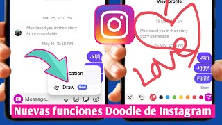 Cómo usar la función de dibujo de Instagram en el chat (Nueva actualización) |