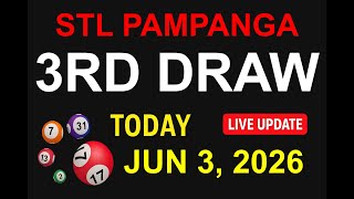 STL PAMPANGA 3RD DRAW - JUN 3, 2026 Results (LIVE UPDATE)