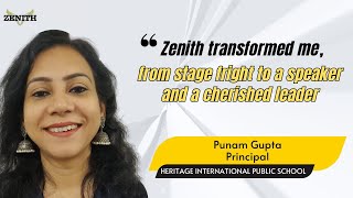 Zenith transformed me, from stage fright to a speaker and a cherished leader | Punam Gupta