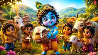 छोटी छोटी गैया - Choti Choti Gaiya Chote Chote Gwal | Krishna Bal Leela | Little Krishna Song