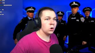 steak gets arrested live on stream.. 😢