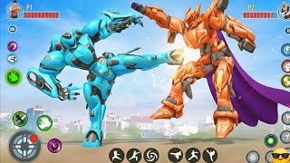 🤖Car & Jet Transformation Robot Fight Game | Flying Police Robot Game 2025 - Android Gameplay