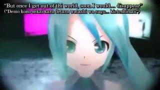 [Miku, Taitsuon] Lonely Girl & Rolling Girl (english & romaji subbed) [Fanmade Remix]