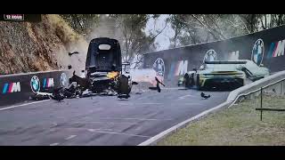 Massive crash at bathurst 12 hour 2026 #gt3 #gt4 #bathurst