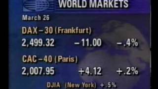Nightly Business Report NBR World Markets music 1996