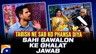 Tabish Hashmi Tricks Guests with Clever Questions on Live Show | Hasna Mana Hai | Tabish Hashmi