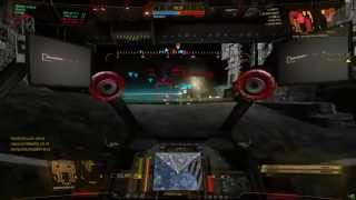 Mechwarrior Online MWO: The Raven-4X on a space station