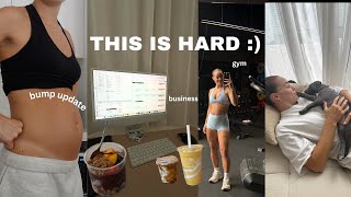 Life navigating my first pregnancy & business .... this is hard :)