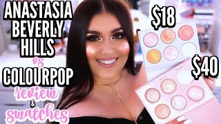 $40 vs $18 DUPE?! | ABH x Nicole Guerriero Glow Kit & Colourpop Gimme More Palette ♡ Deanna Borocz